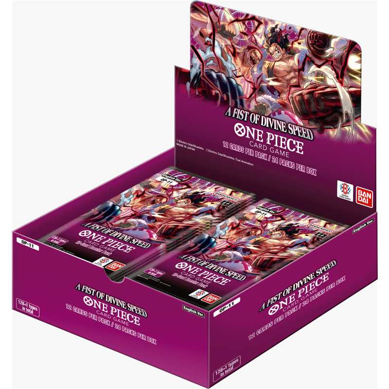 One Piece Card Game Display 24 Buste OP11 - A FIST OF DIVINE SPEED (EN)