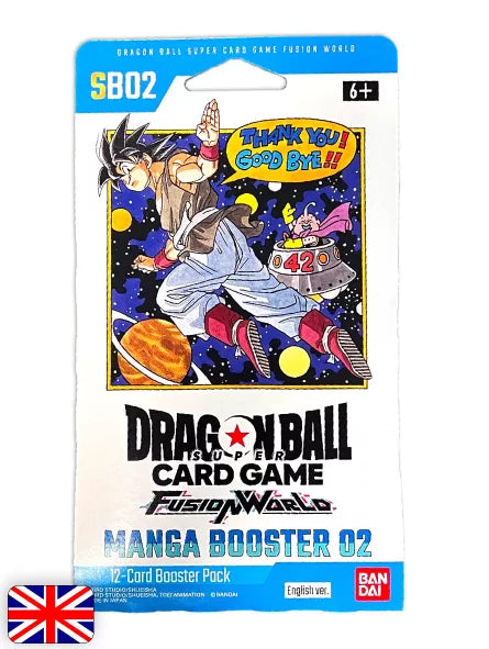Dragonball Fusion World Paper Booster SB02 - MANGA BOOSTER 02 (EN)