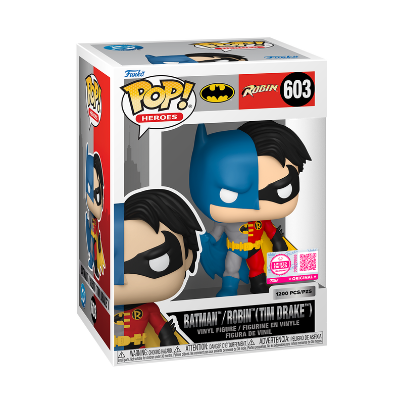 Pop! Batman/Robin (Tim Drake) with Pop! Protector