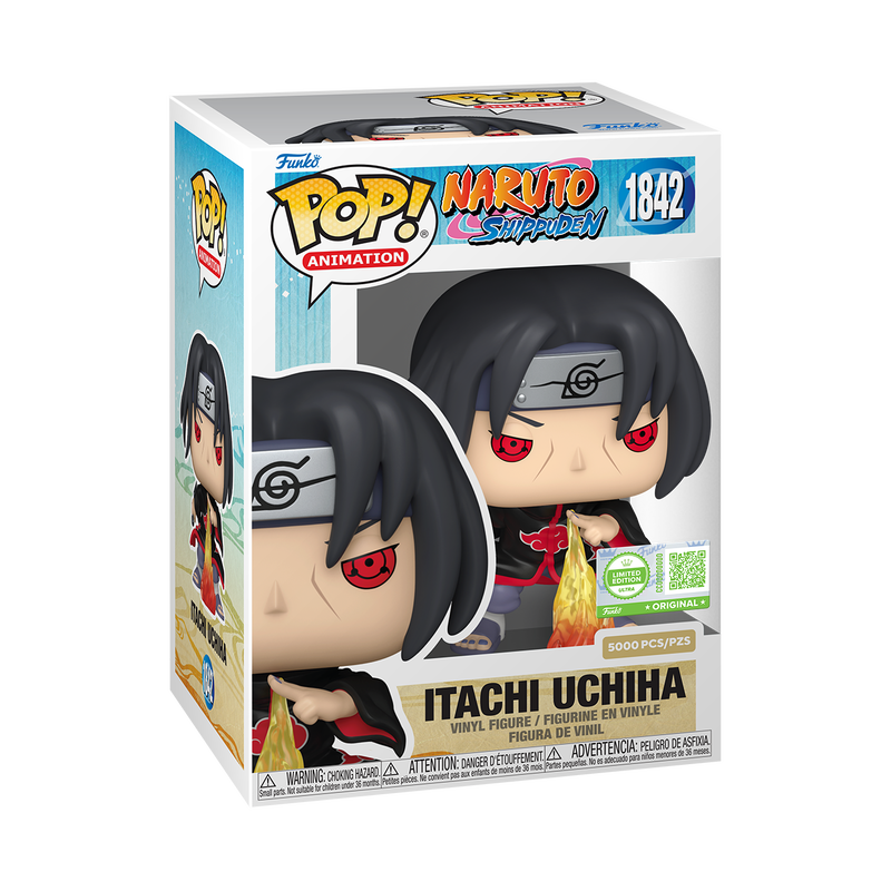 Pop! Itachi Uchiha (Fireball Jutsu) with Pop! Protector