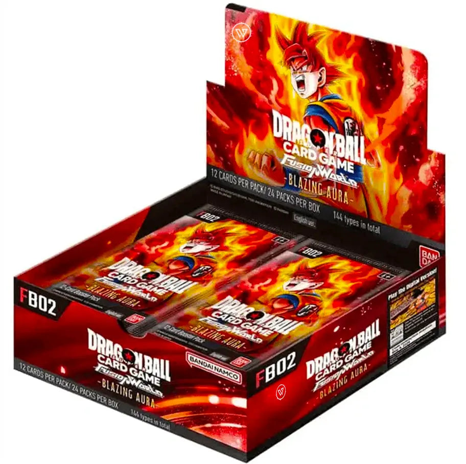 Dragonball Fusion World Display 24 Buste FB02 - BLAZING AURA (EN)